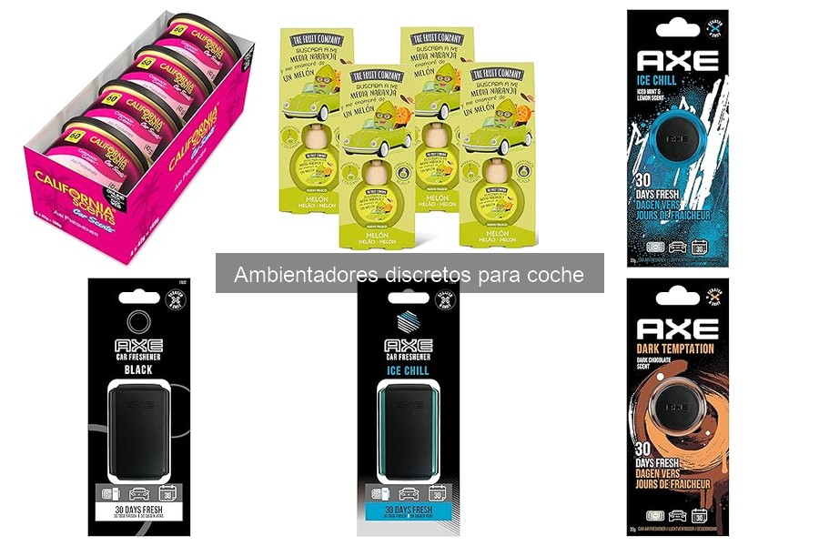 Ambientadores discretos para coche con fragancias naturales