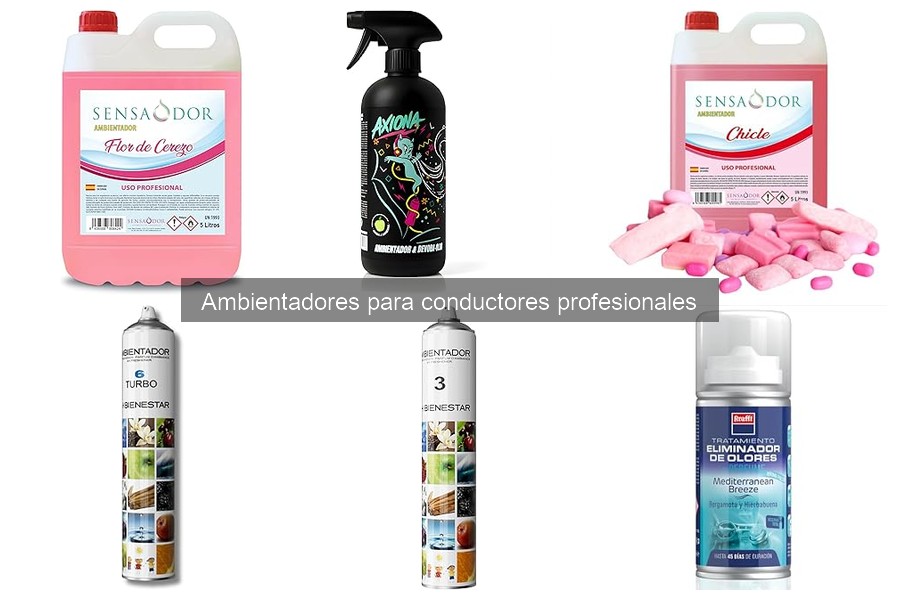 Ambientadores duraderos para conductores profesionales: comparativa