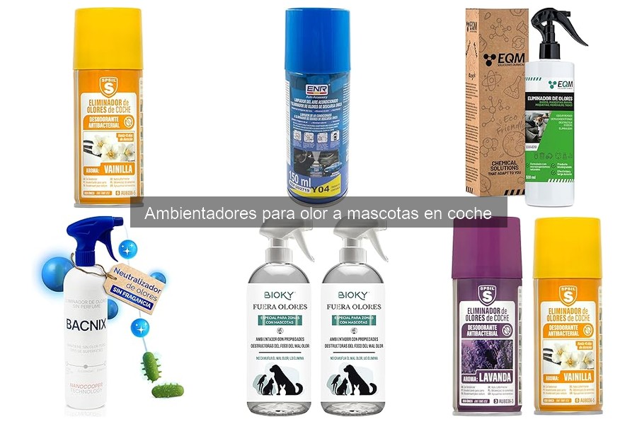 Ambientadores ecológicos para coches: comparativa con mascotas