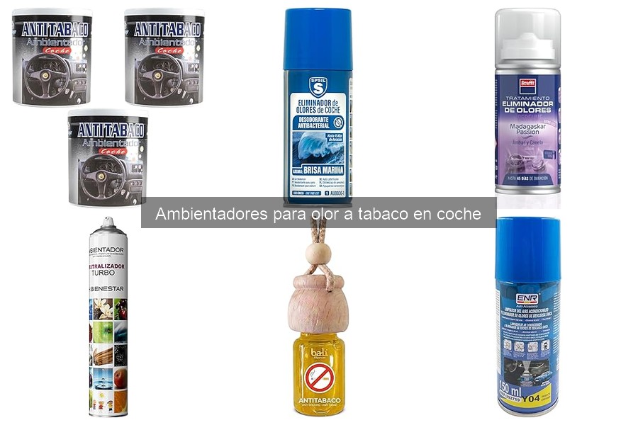 Ambientadores económicos para eliminar el olor a tabaco en el coche