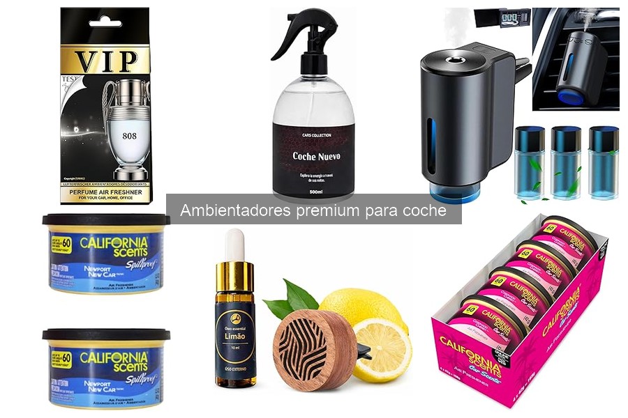 Ambientadores premium para coche según tipo de vehículo