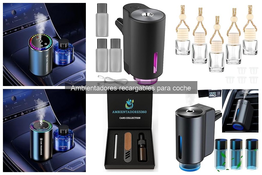 Ambientadores recargables eco-amigables para coche