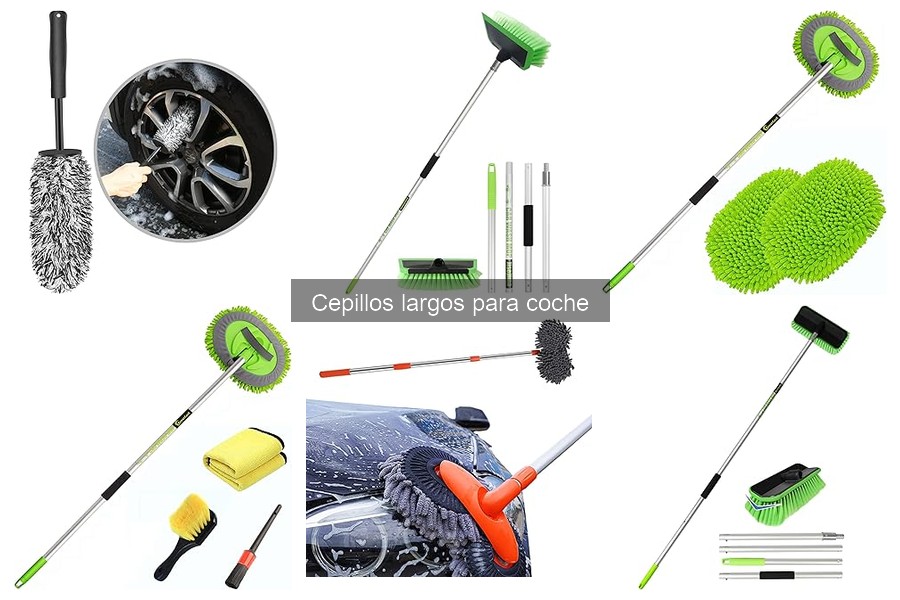 Aprende a usar cepillos largos para coche correctamente