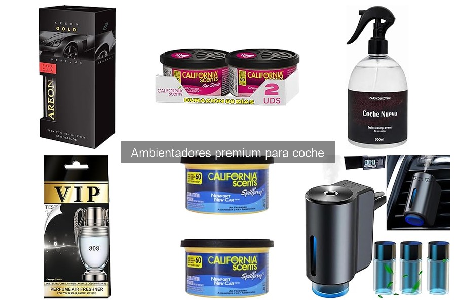 Aromas populares en ambientadores premium para coche