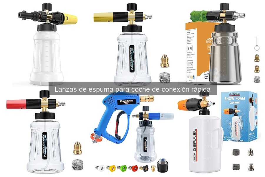 Beneficios de las lanzas de espuma para lavado de coche