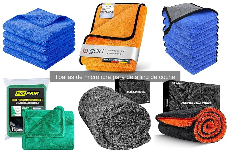 Beneficios de las toallas de microfibra para detailing de coche