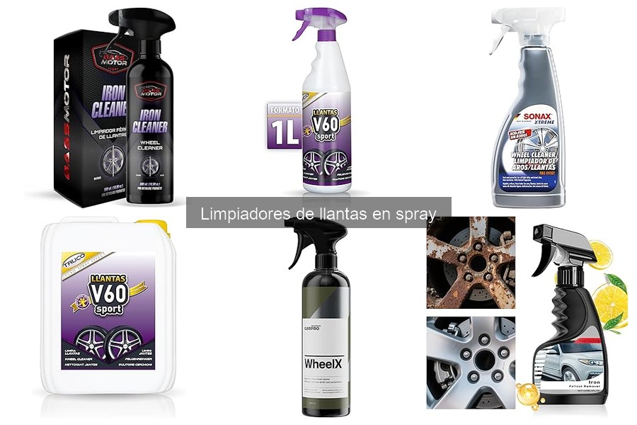 Beneficios de los limpiadores de llantas en spray para tu coche