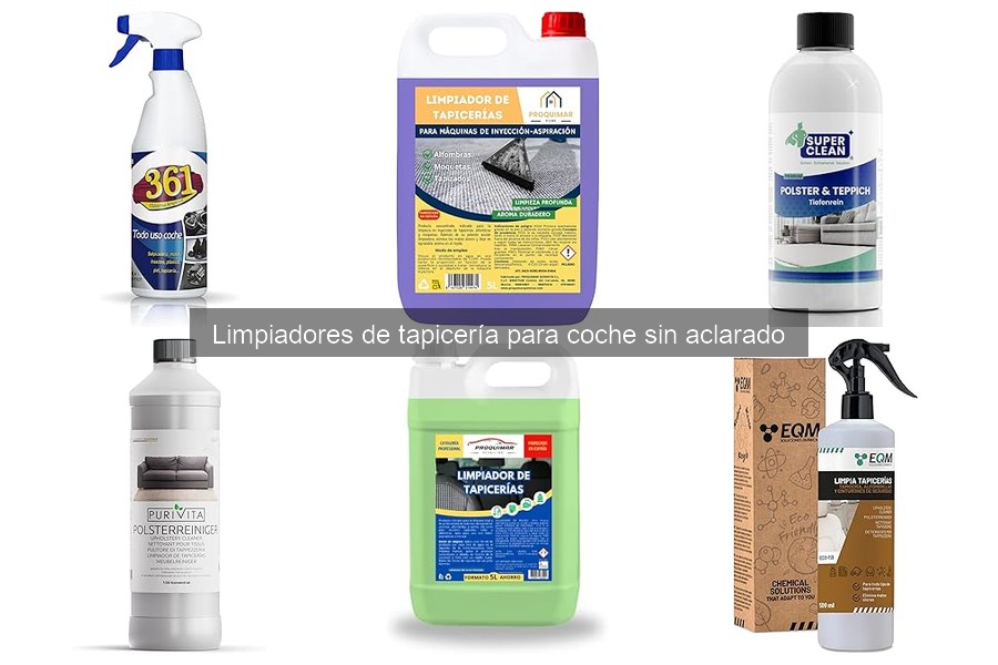 Beneficios de los Limpiadores de Tapicería Sin Aclarado
