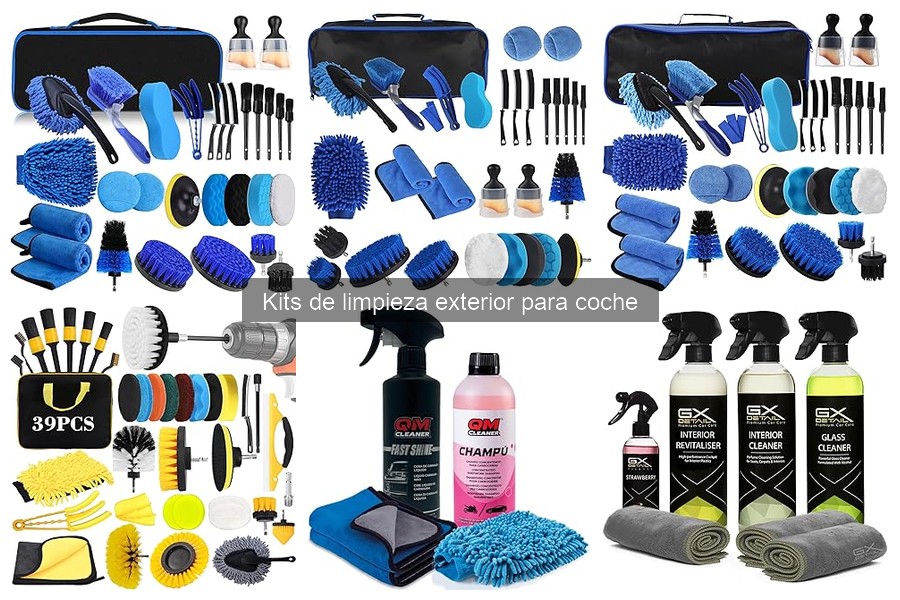 Beneficios de un kit de limpieza exterior para coches