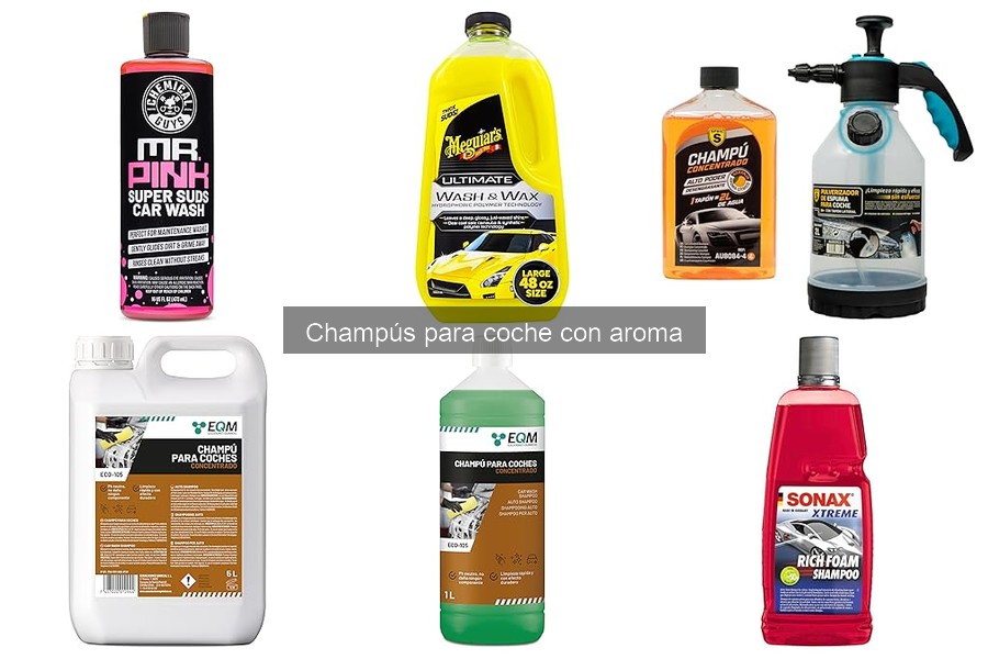 Beneficios de usar champús para coche con aroma