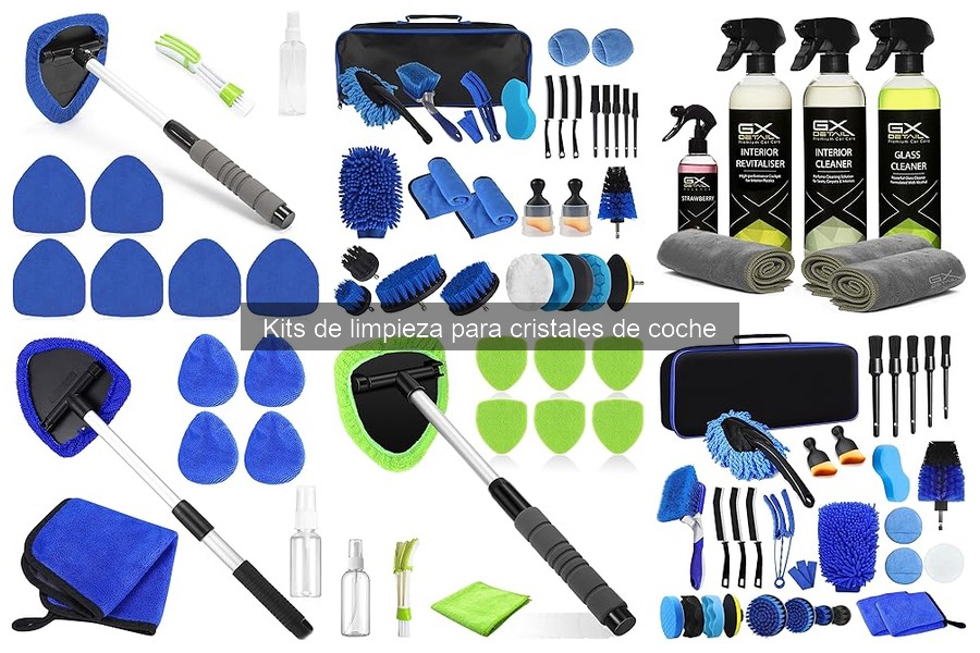 Beneficios de usar kits de limpieza para cristales de coche