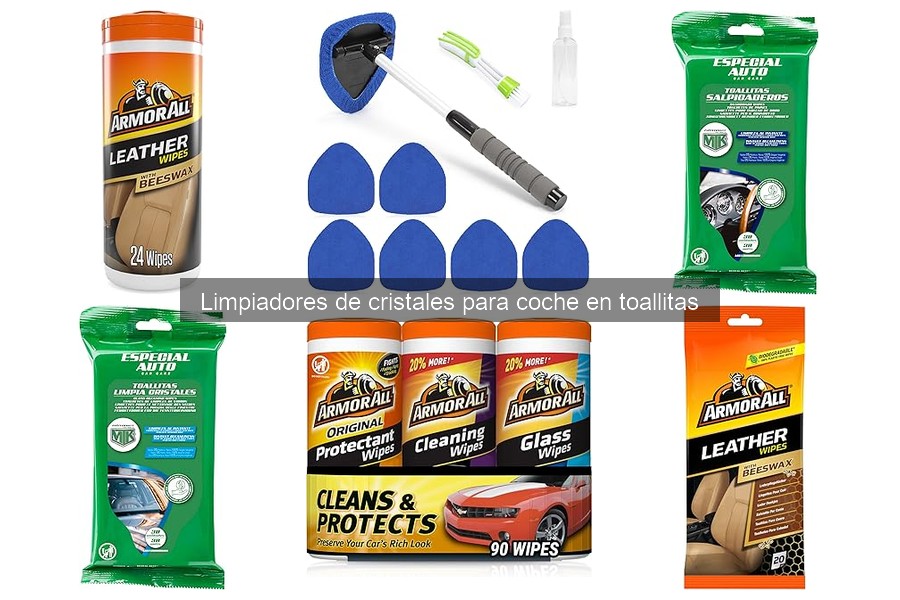 Beneficios de usar toallitas para limpiar cristales de coche