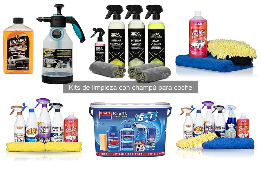 ** Beneficios de Usar un Kit de Limpieza con Champú para Coche