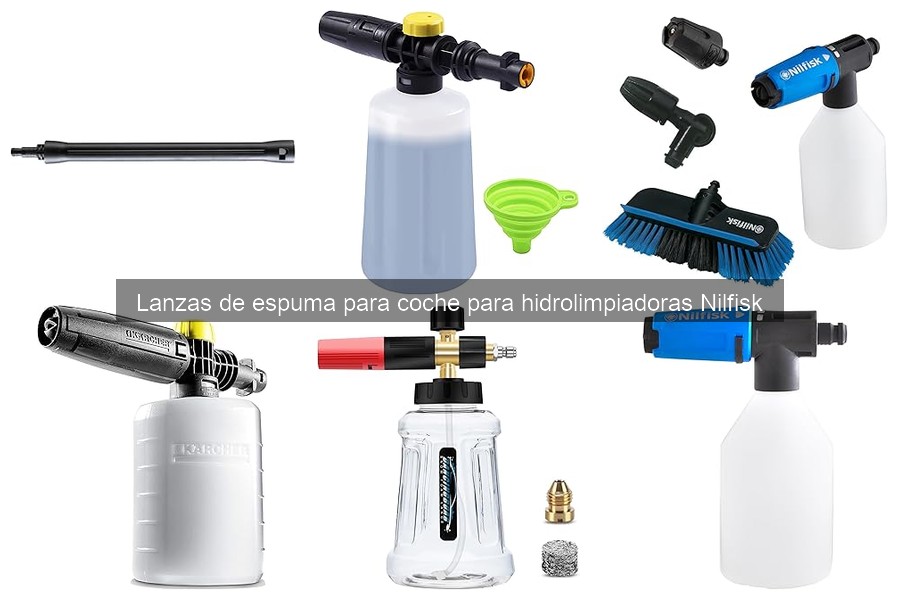Características clave al comprar lanzas de espuma para coche