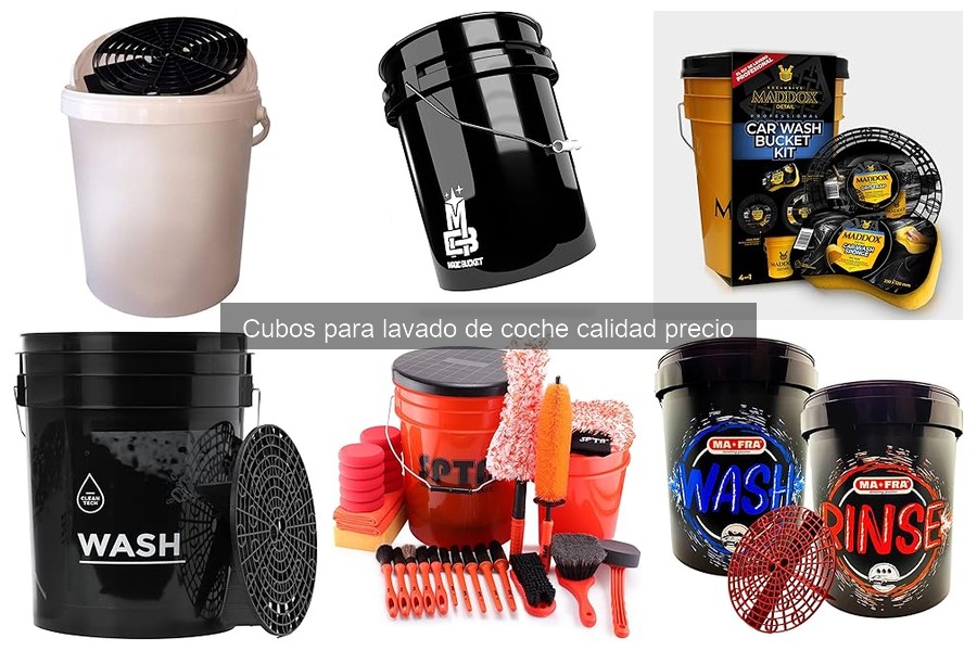 Características Esenciales de un Cubo para Lavado de Coche