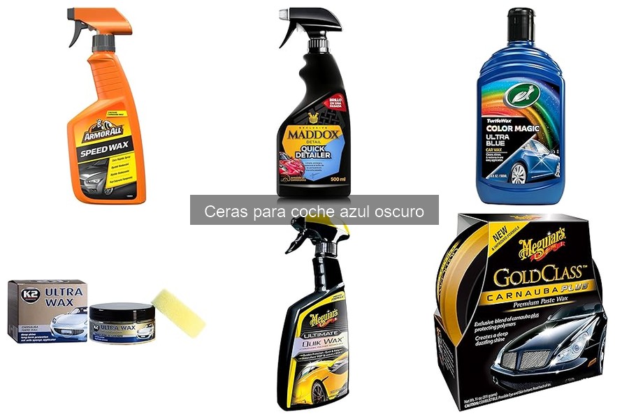 Cera para coche azul oscuro: beneficios y propiedades