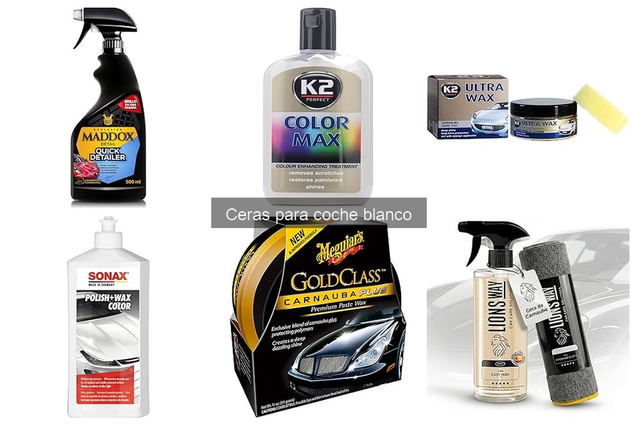Cera para coche blanco: características y recomendaciones