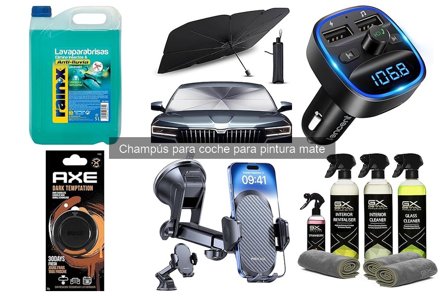 Champús ecológicos para coches mate: comparativa efectiva