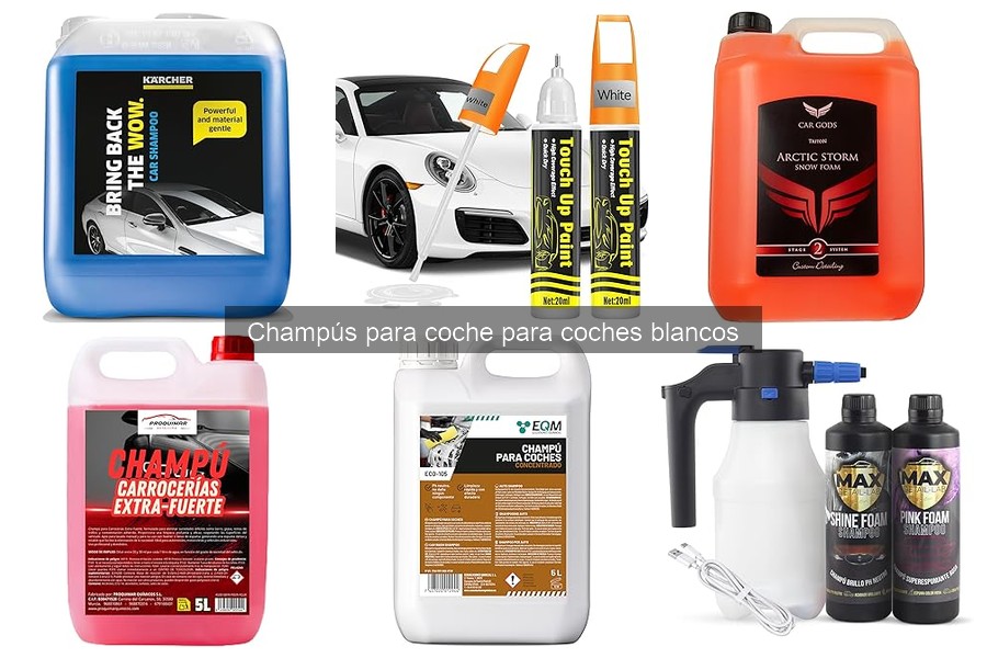 Champús naturales para coches blancos: ¡cuidado y brillo!