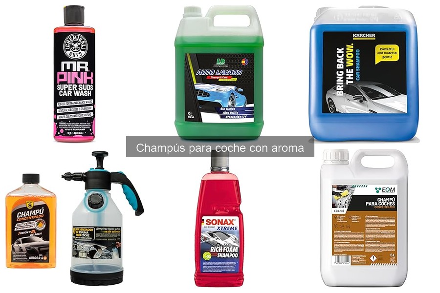 Champús para coche con aroma: ¿Qué son y cómo elegir?