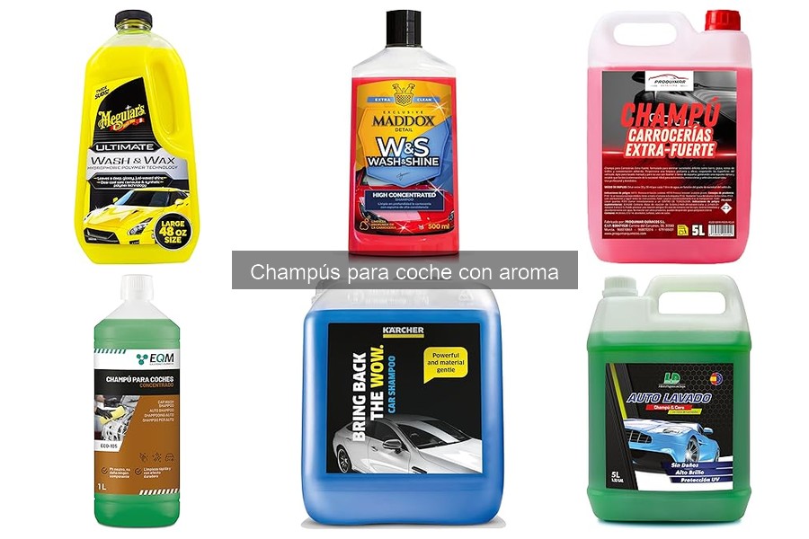 Champús para coche con aroma: ¿realmente efectivos?