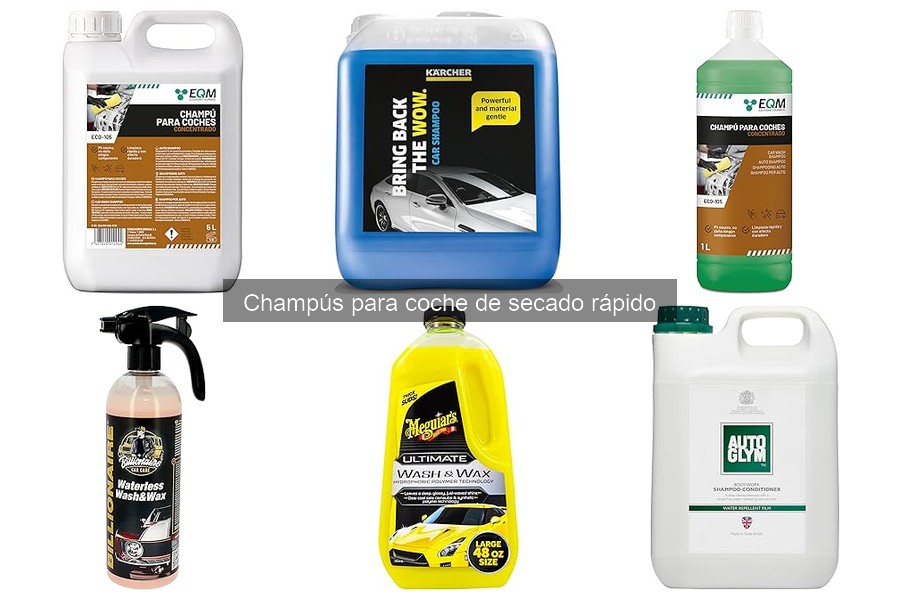 Champús para coche de secado rápido: Beneficios y características
