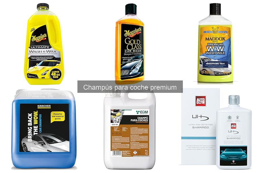 Champús para coche premium: características y beneficios