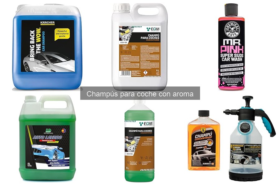 Cómo aplicar champú para coche con aroma correctamente