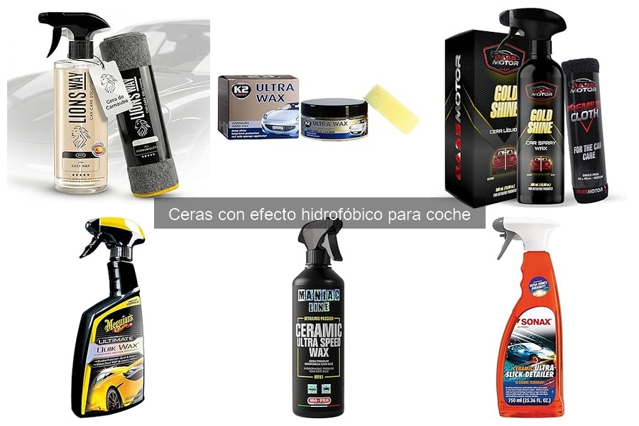 Cómo aplicar correctamente la cera hidrofóbica para tu coche