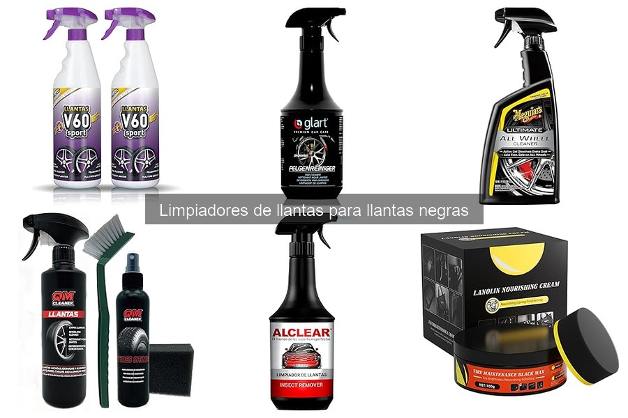 Cómo aplicar limpiadores de llantas negras de forma efectiva