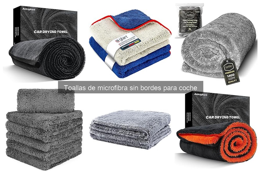 Cómo cuidar toallas de microfibra sin bordes para coche