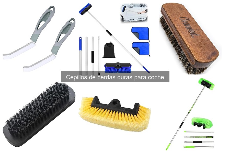 Cómo cuidar tus cepillos de cerdas duras para coche