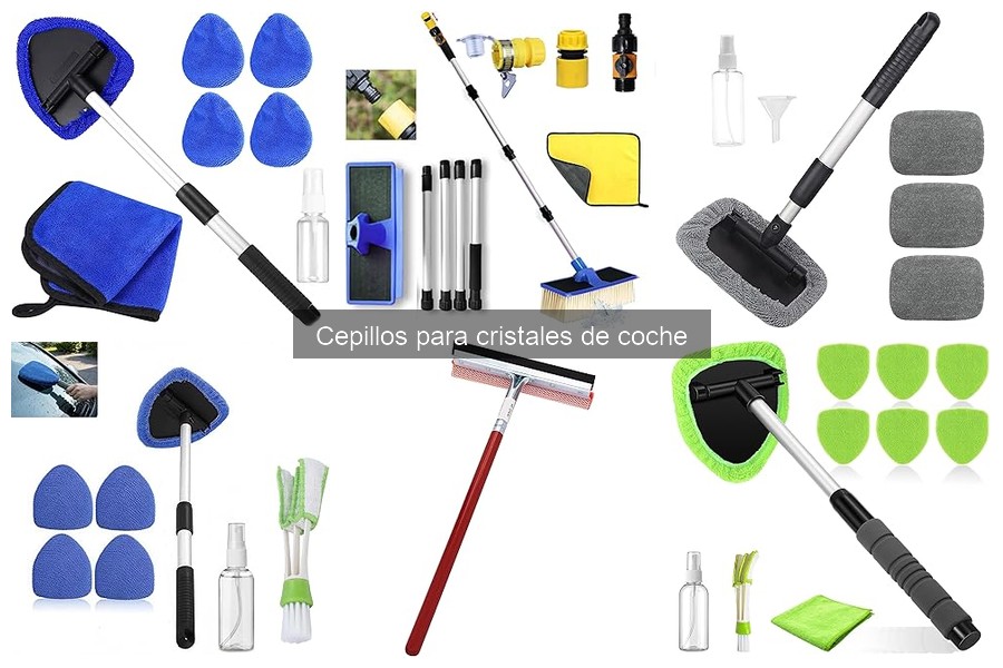 Cómo elegir el cepillo perfecto para cristales de coche