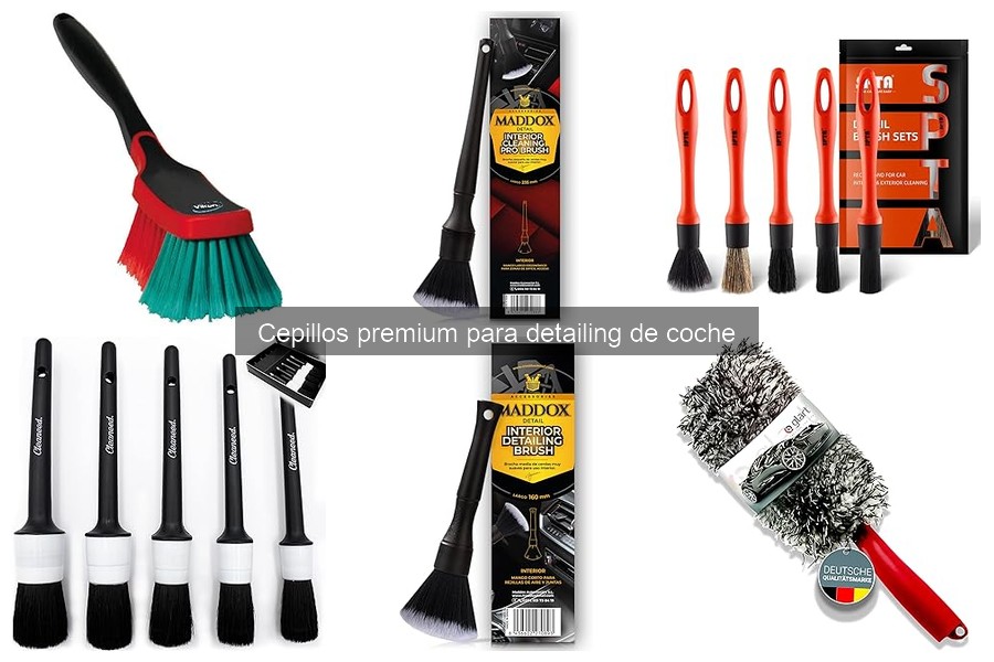 Cómo elegir el cepillo premium para detailing de coche