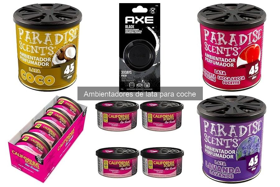 Cómo elegir el mejor aroma en ambientadores de lata para coche