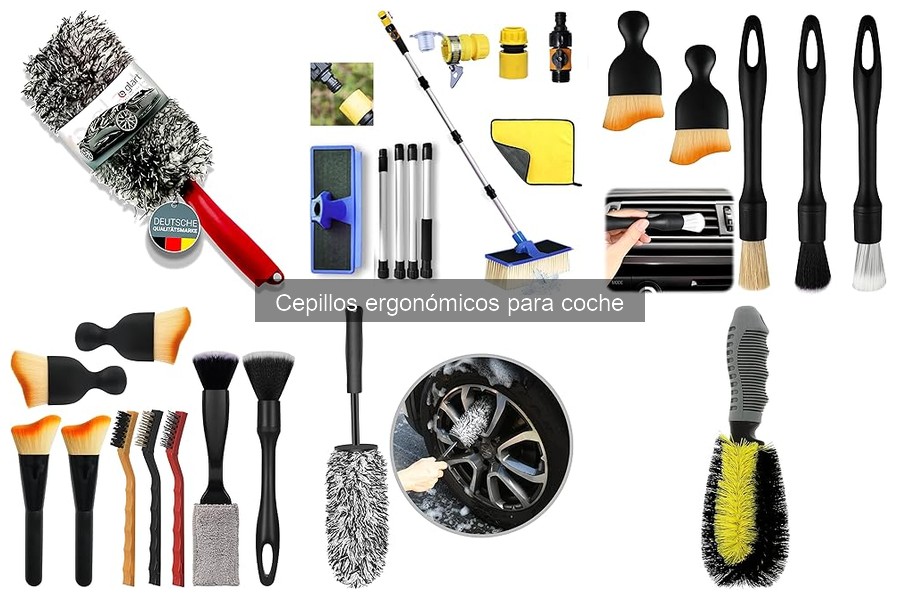 Cómo elegir el mejor cepillo ergonómico para coche