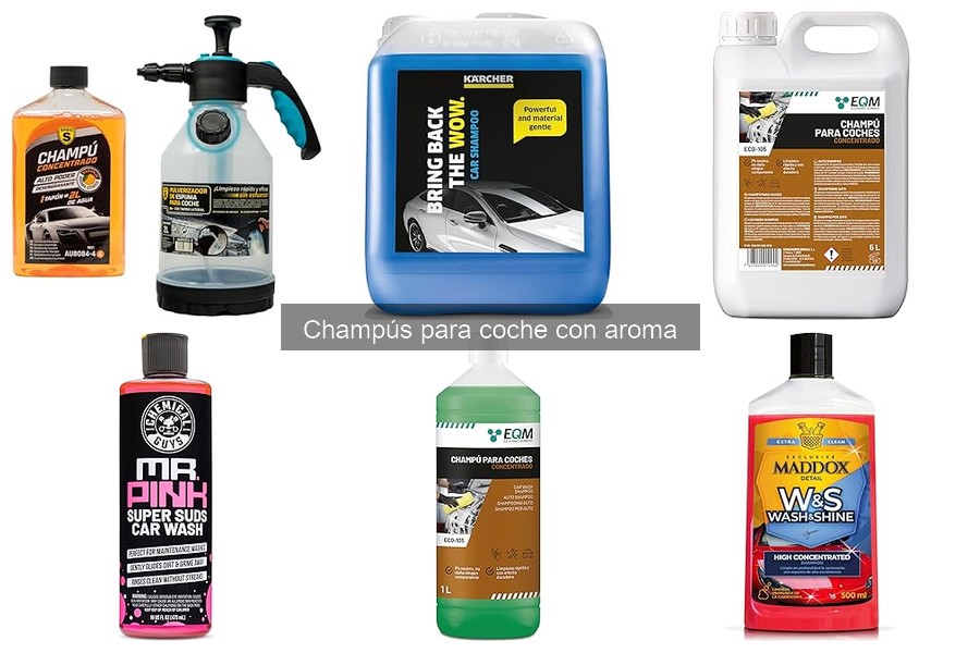 Cómo elegir el mejor champú para coche con aroma