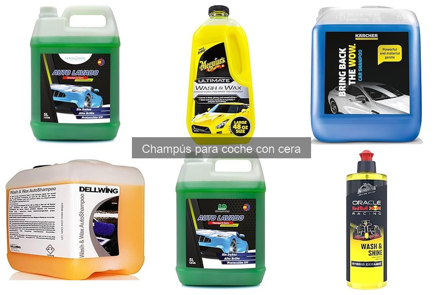 ¿Cómo elegir el mejor champú para coche con cera?