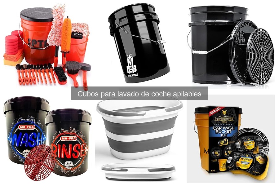 Cómo elegir el mejor cubo apilable para el lavado de coche