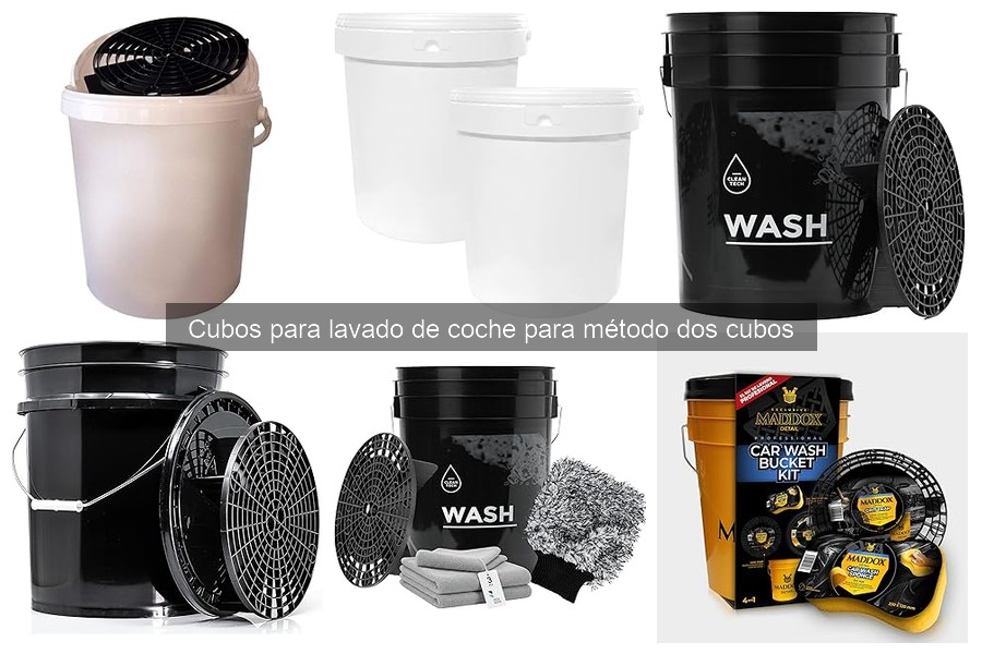 Cómo Elegir el Mejor Cubo para el Lavado de Coche