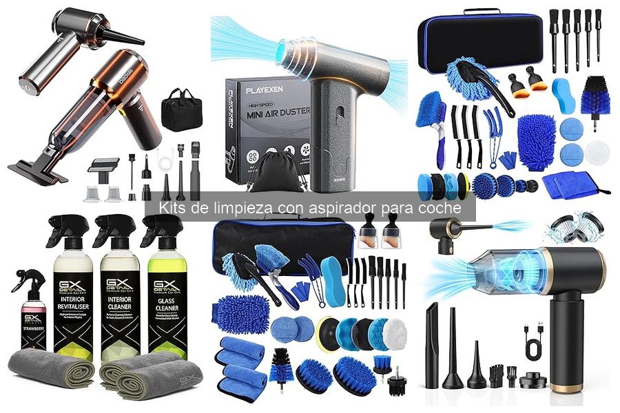 Cómo elegir el mejor kit de limpieza con aspirador para coche