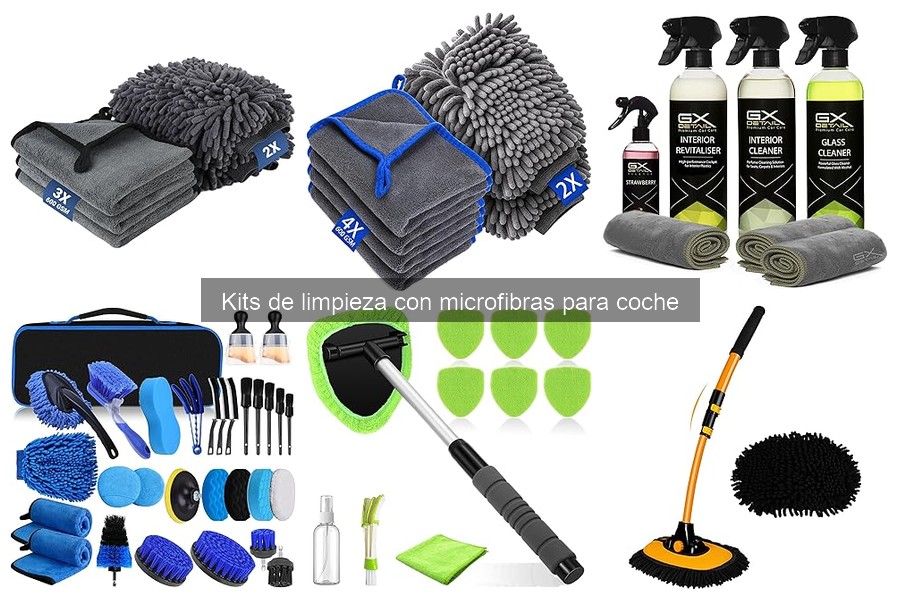 Cómo elegir el mejor kit de limpieza con microfibras para coche