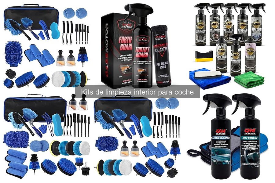 Cómo elegir el mejor kit de limpieza interior para coche