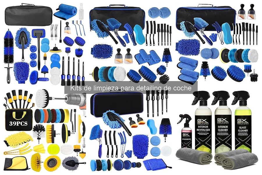 Cómo elegir el mejor kit de limpieza para detailing de coche