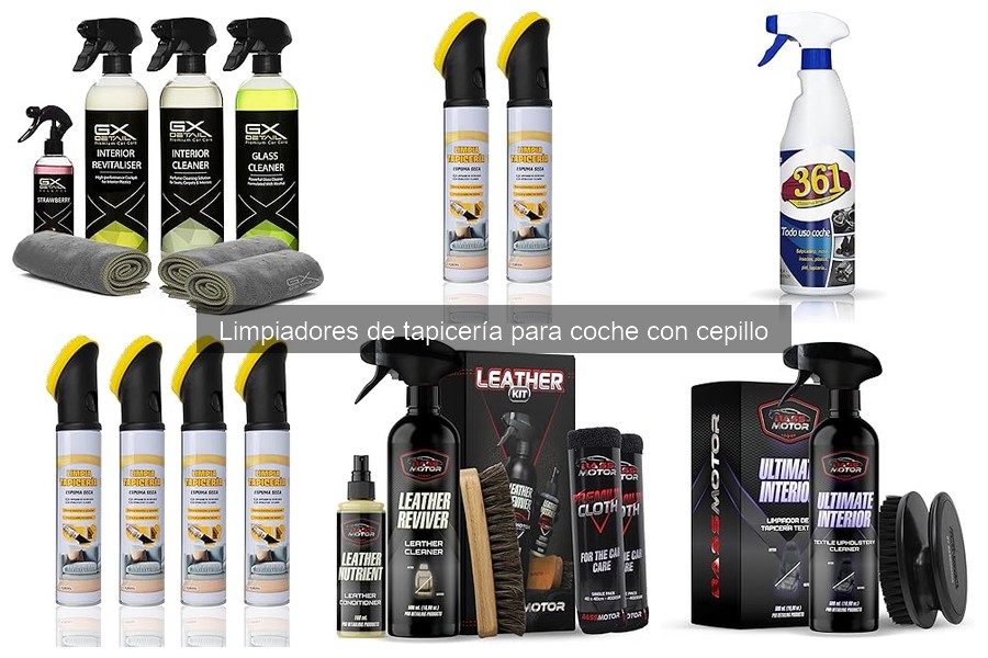 Cómo elegir el mejor limpiador de tapicería con cepillo