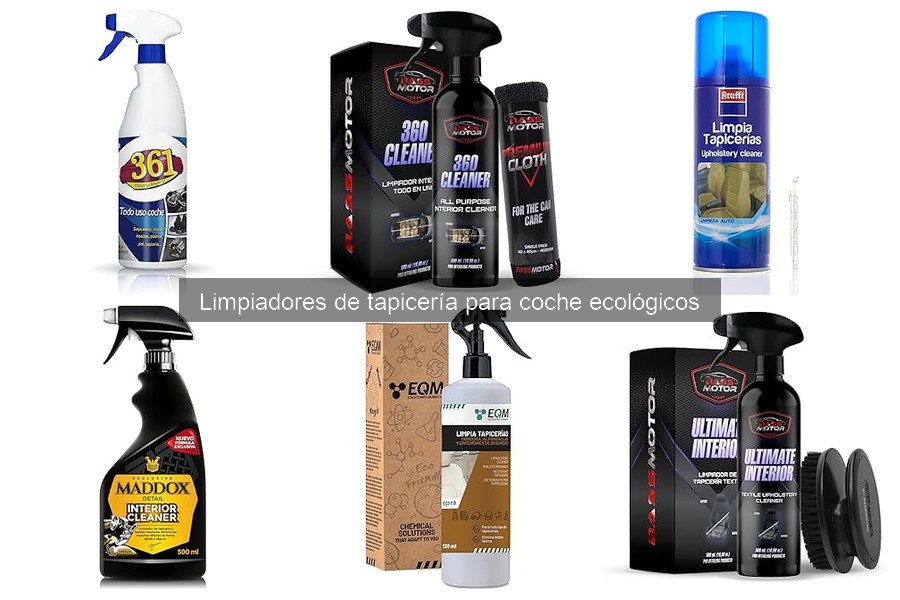 Cómo elegir el mejor limpiador de tapicería ecológico para coche