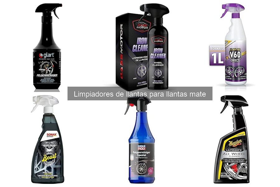 ¿Cómo elegir el mejor limpiador para llantas mate?