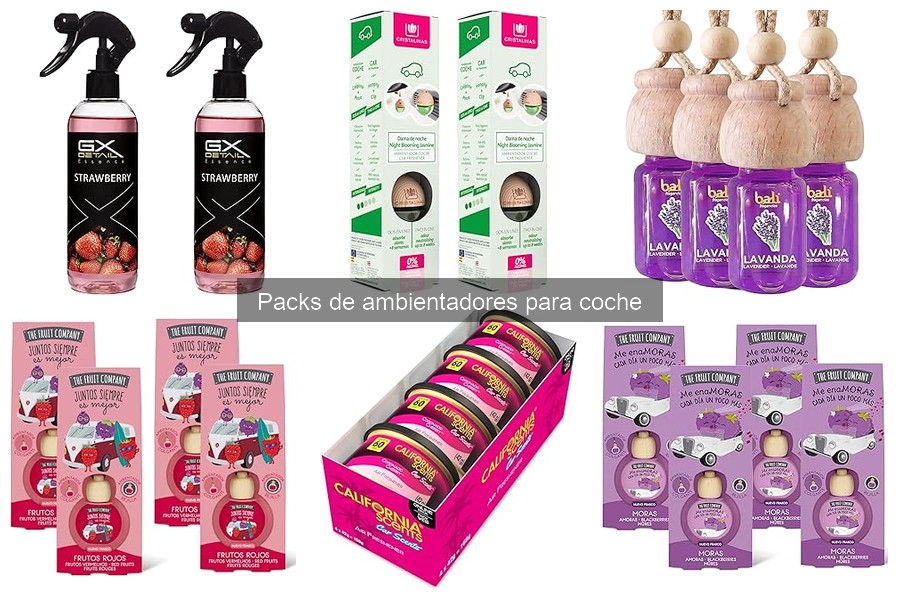 Cómo elegir el mejor pack de ambientadores para coche