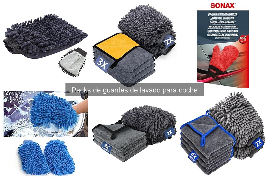 Cómo elegir el pack de guantes de lavado para coche