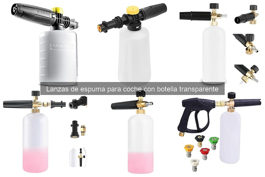 Cómo elegir la lanza de espuma perfecta para tu coche
